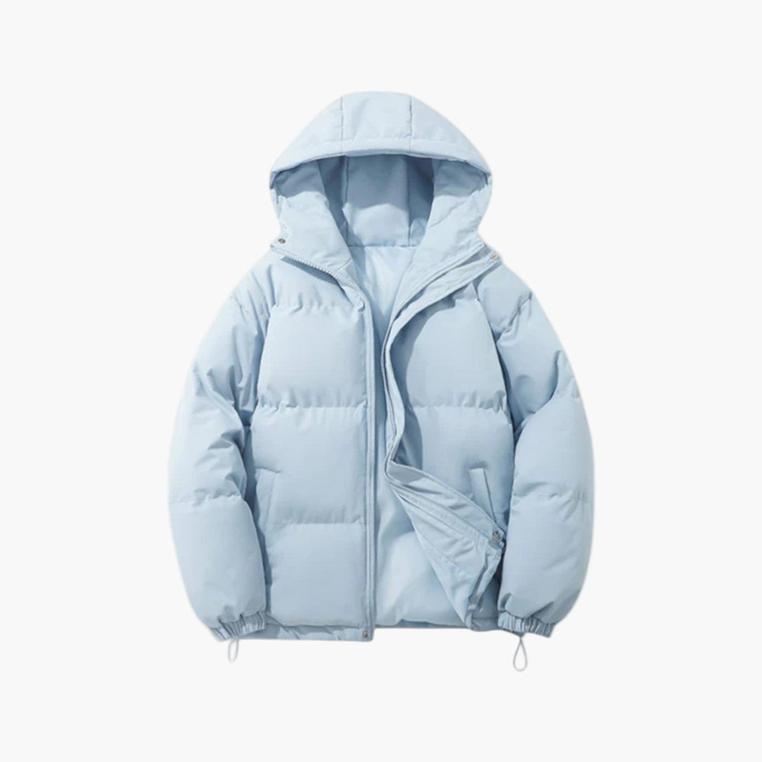 R&B | Puffer Parka - Winterjacke mit Kapuze, Daunenfüllung, Wasserdicht, Urban Outdoor