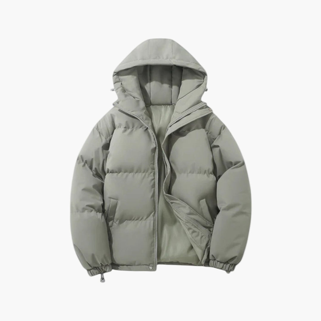 R&B | Puffer Parka - Winterjacke mit Kapuze, Daunenfüllung, Wasserdicht, Urban Outdoor