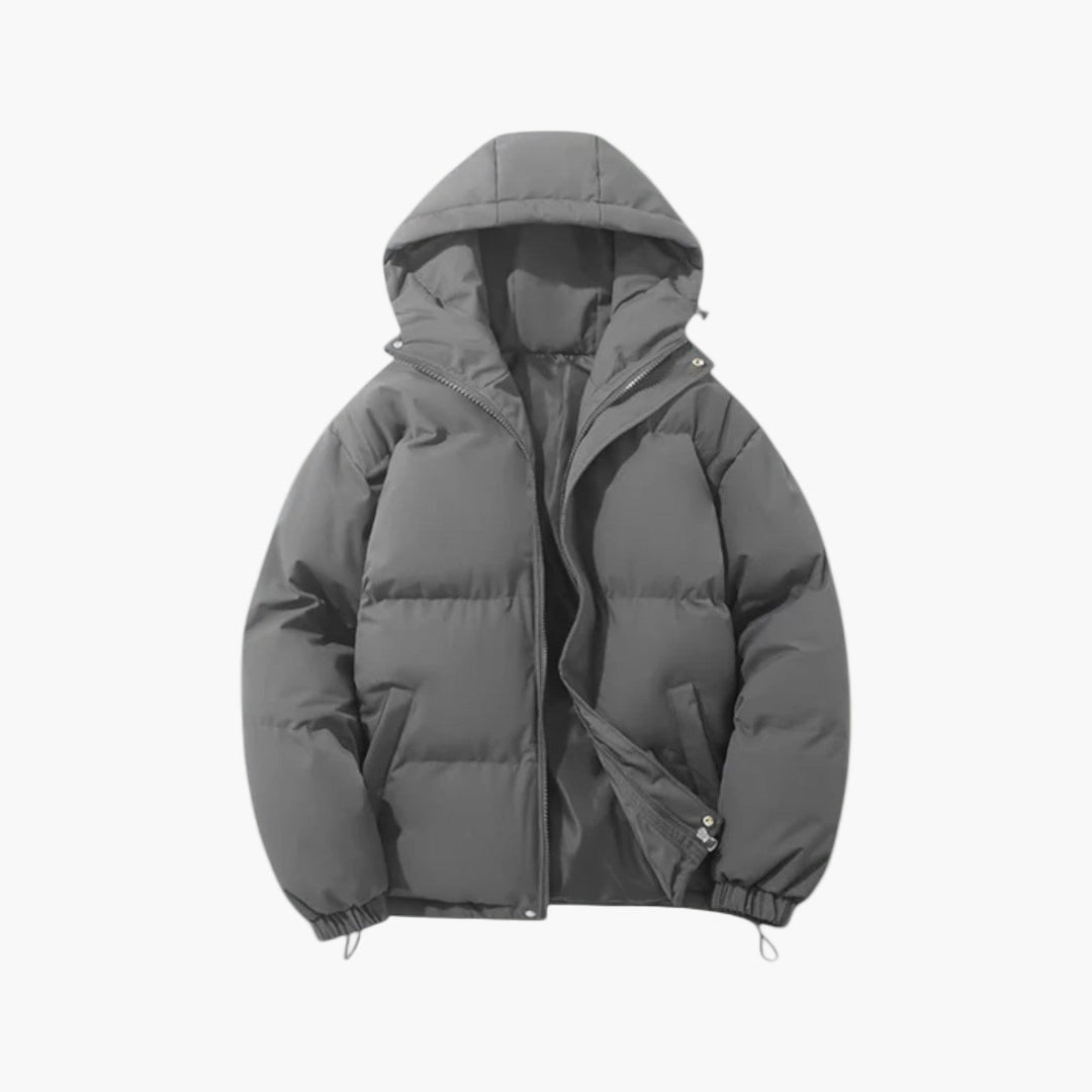 R&B | Puffer Parka - Winterjacke mit Kapuze, Daunenfüllung, Wasserdicht, Urban Outdoor