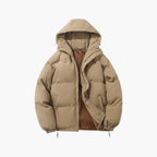 R&B | Puffer Parka - Winterjacke mit Kapuze, Daunenfüllung, Wasserdicht, Urban Outdoor