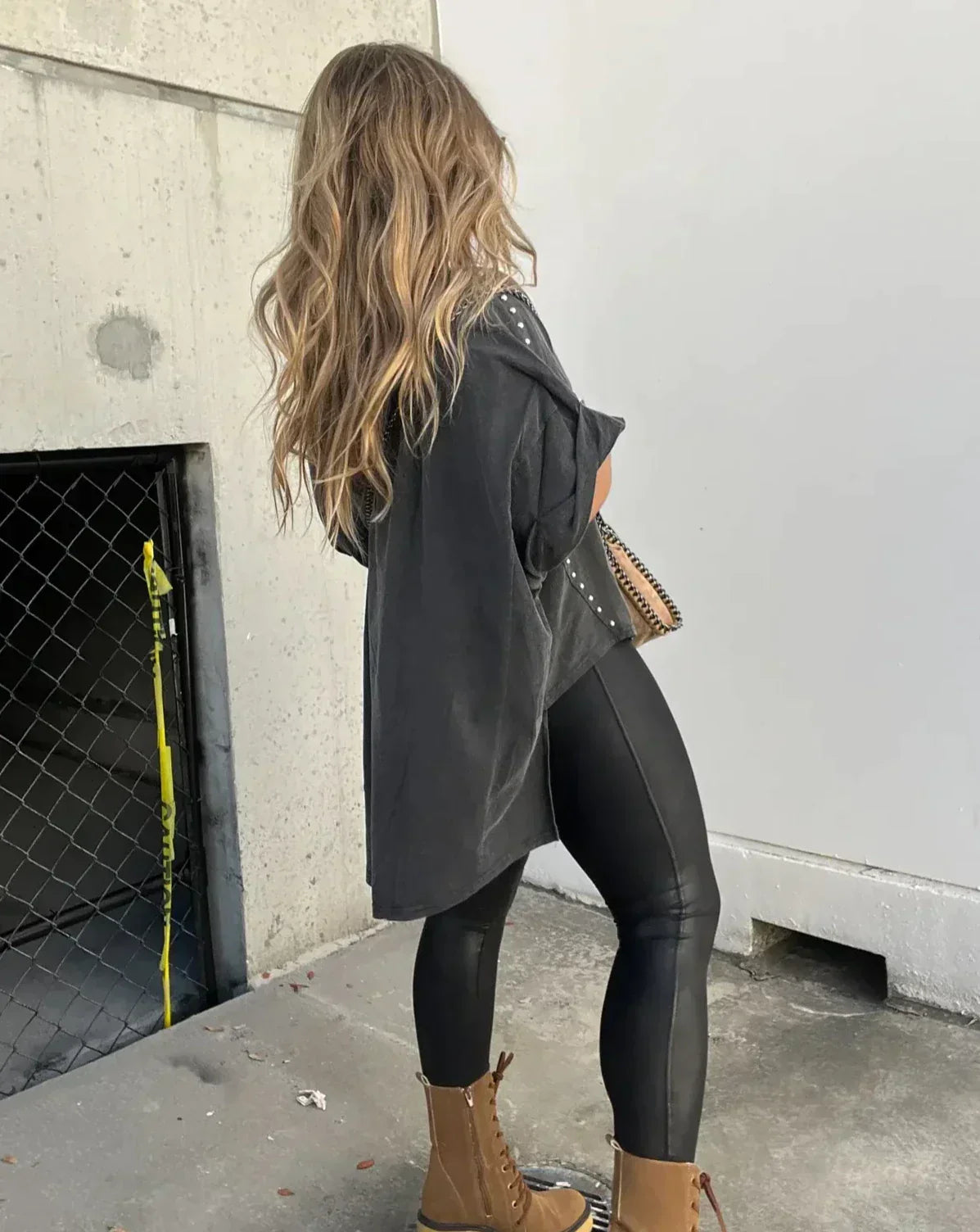 Heidi-Mode | Oversized Nieten T-Shirt