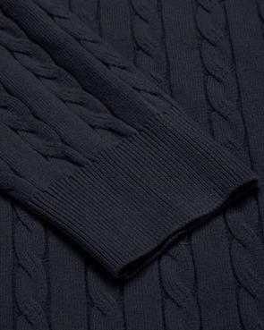 R&B | Eleganter Zopfstrickpullover für Männer