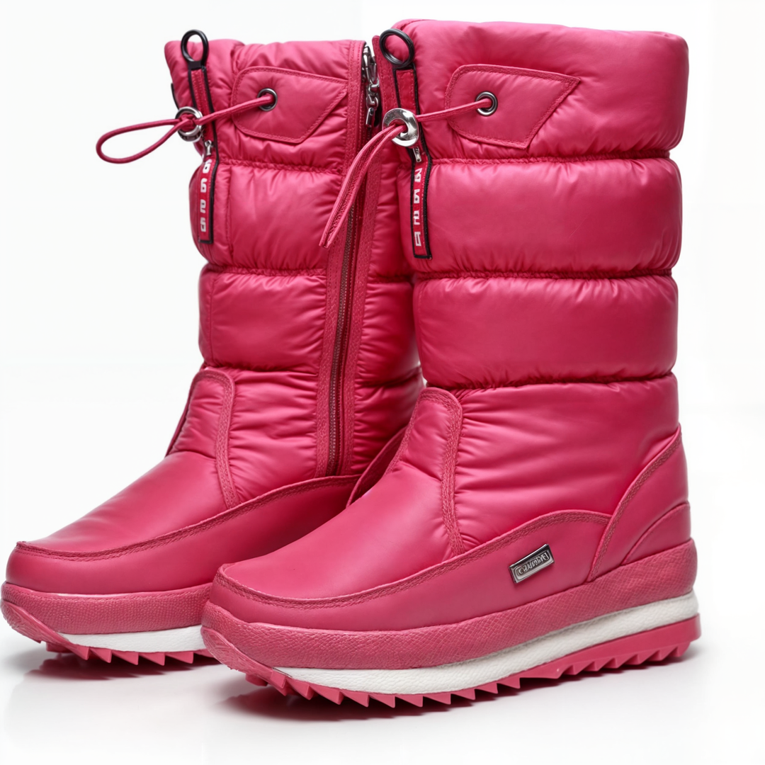 Dicke Plüschwinterstiefel für Frauen R&B