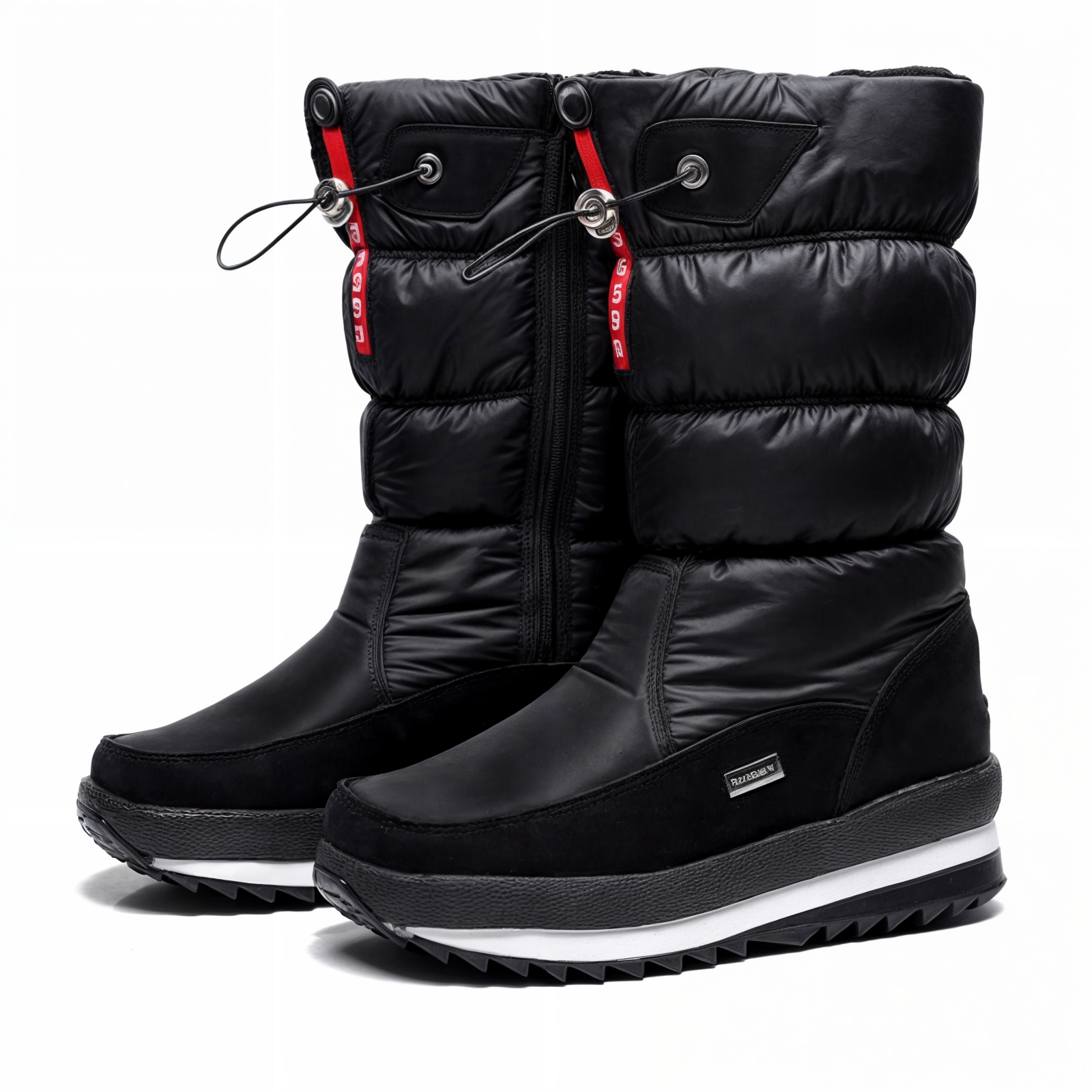 Dicke Plüschwinterstiefel für Frauen R&B