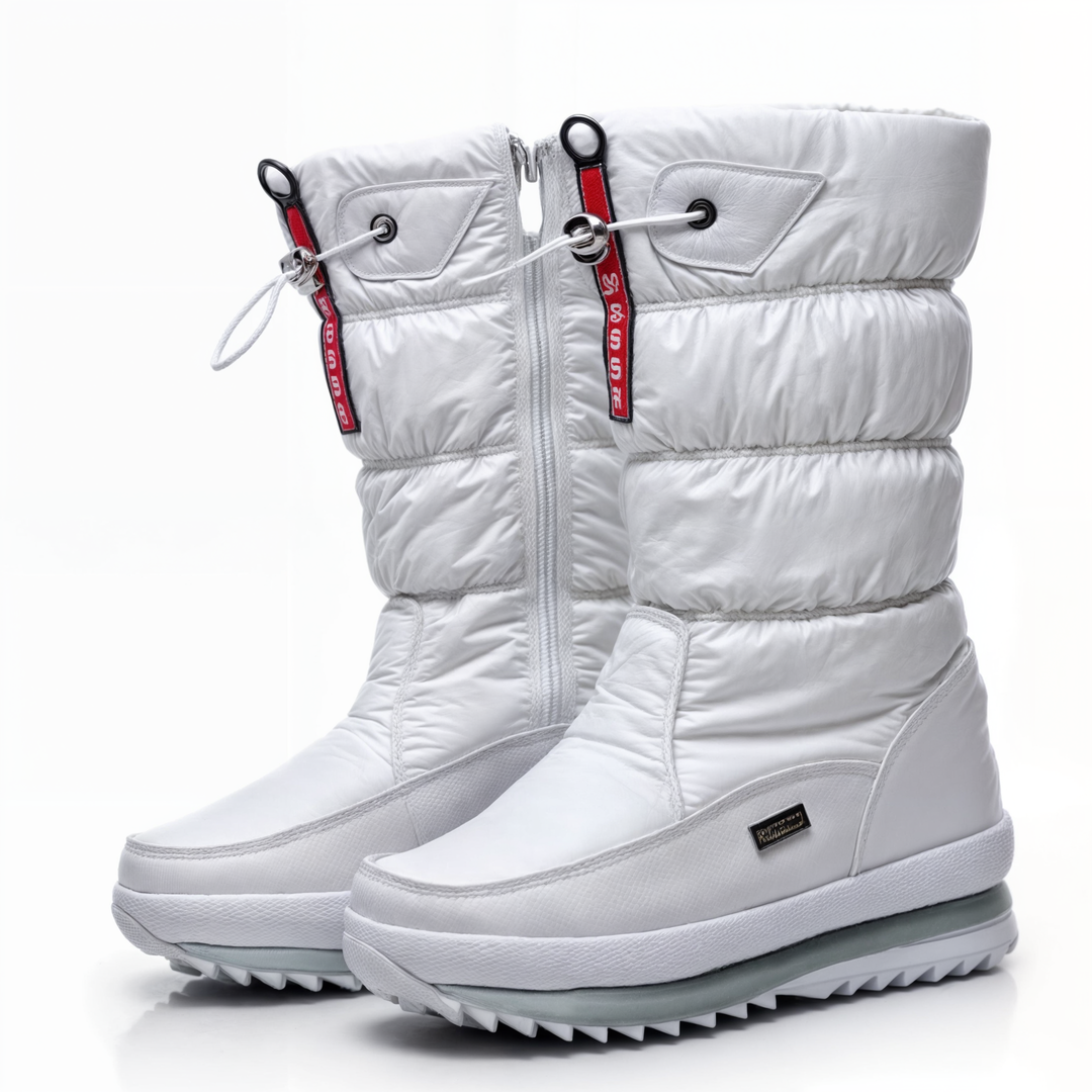 Dicke Plüschwinterstiefel für Frauen R&B