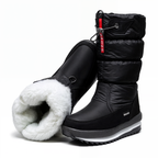 Dicke Plüschwinterstiefel für Frauen R&B