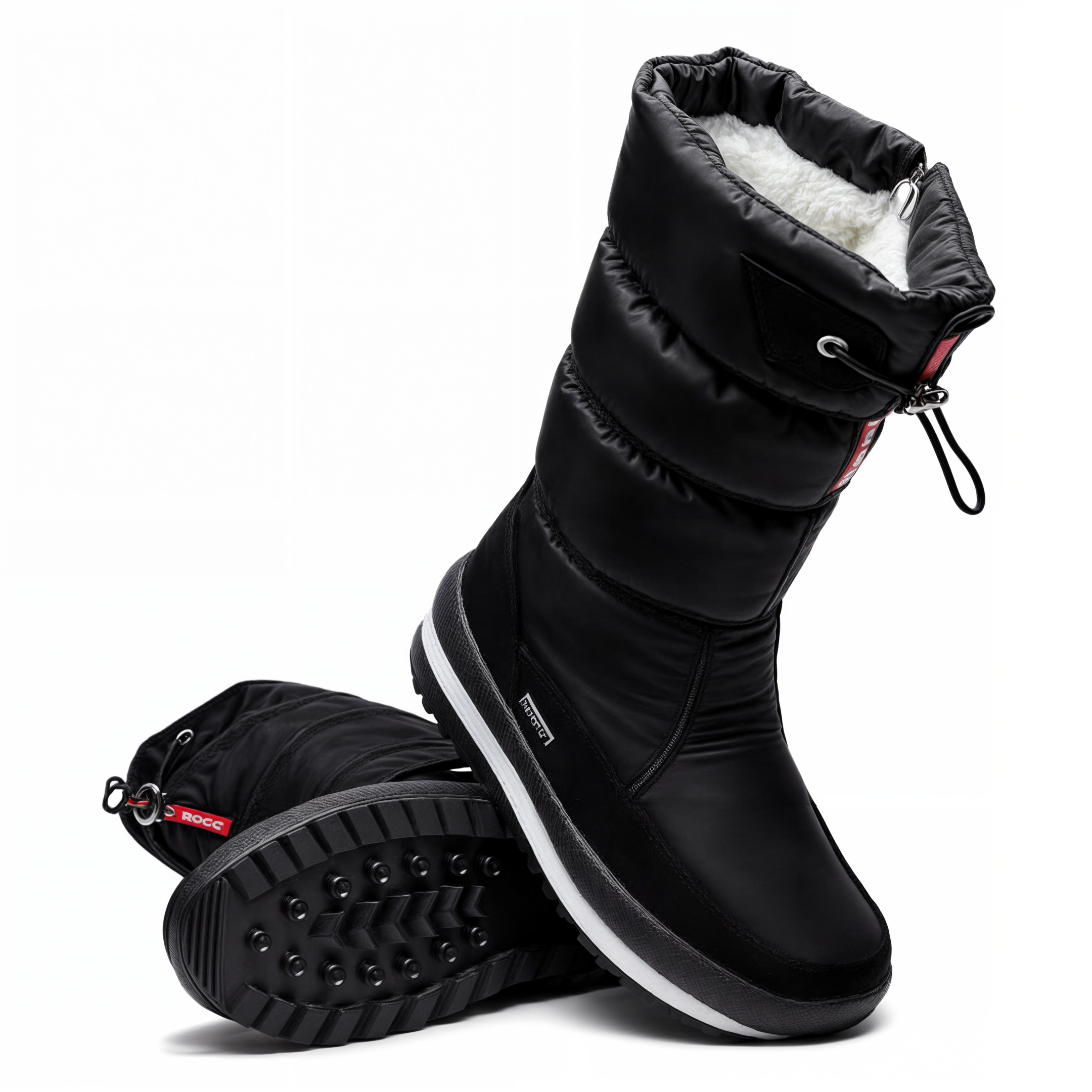 Dicke Plüschwinterstiefel für Frauen R&B