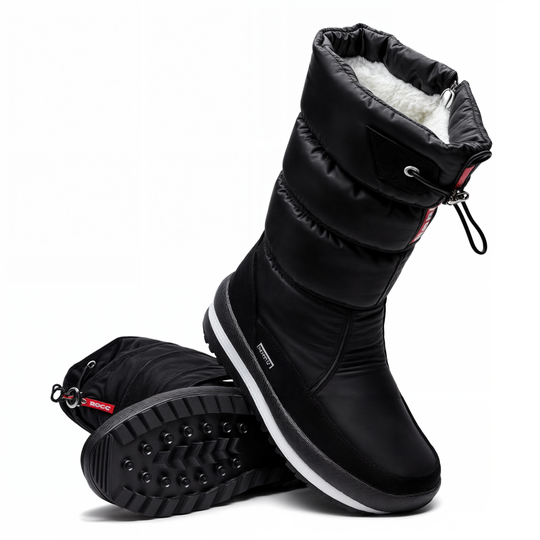 Dicke Plüschwinterstiefel für Frauen R&B