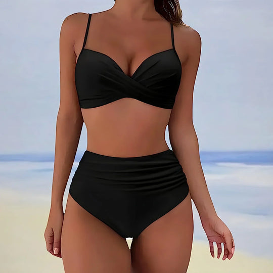 Bikini mit hoher Taille