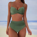 R&B | Damen Wickel Badeanzug Set Hoher Bund