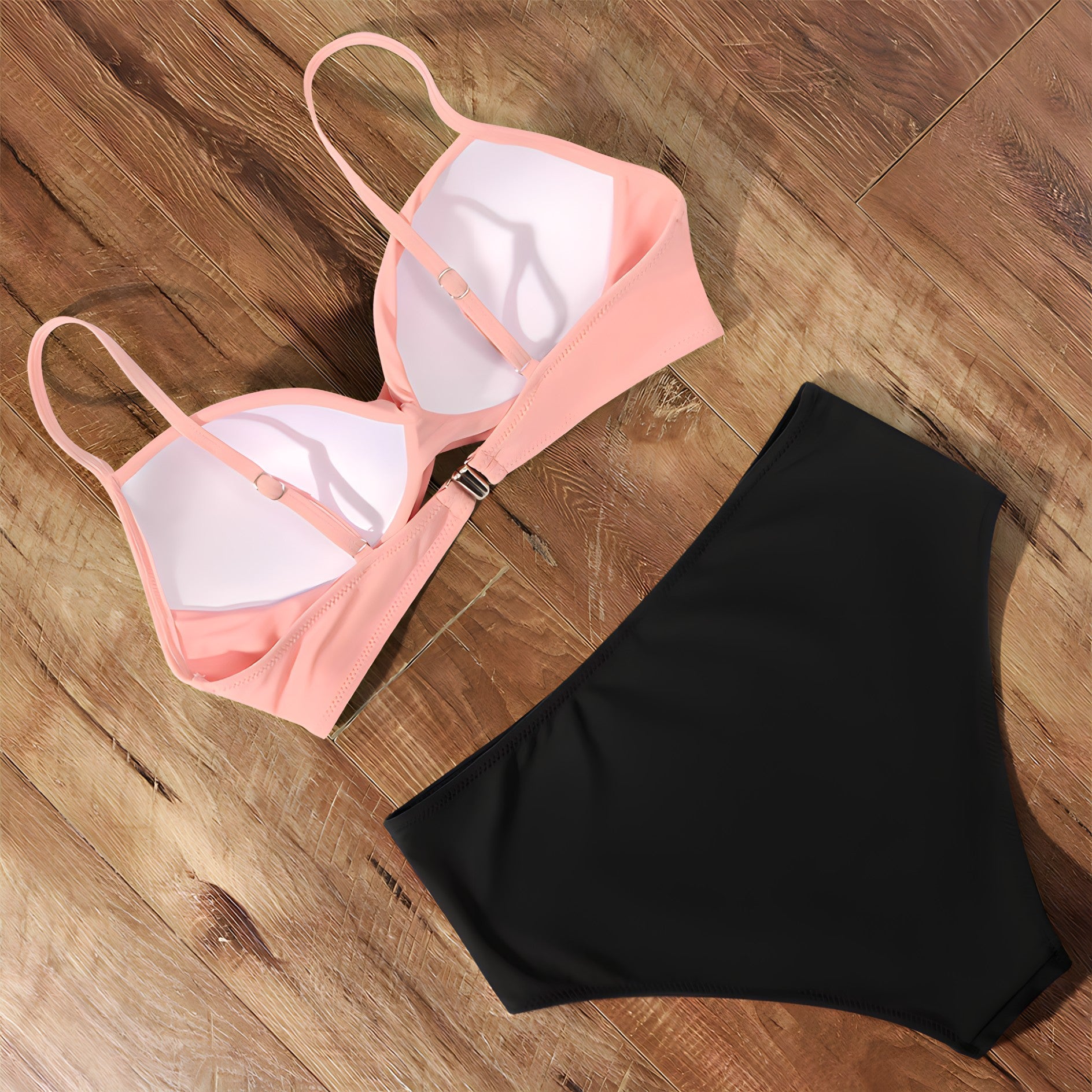 R&B | Damen Wickel Badeanzug Set Hoher Bund