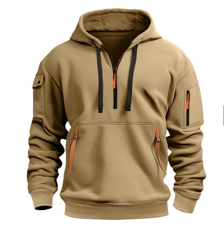 R&B | Herren Sweatshirt mit Kapuze und Taschen