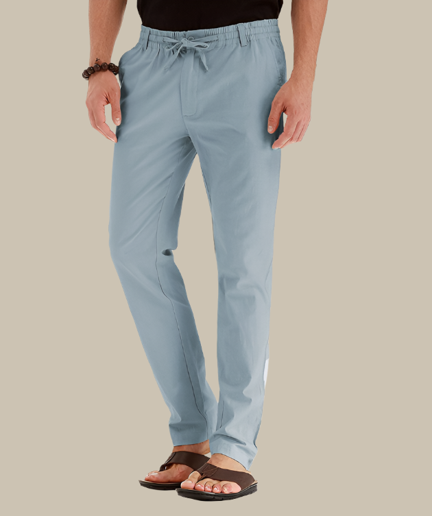 Lässige, locker sitzende Sommerhose mit elastischem Bund | Mateo