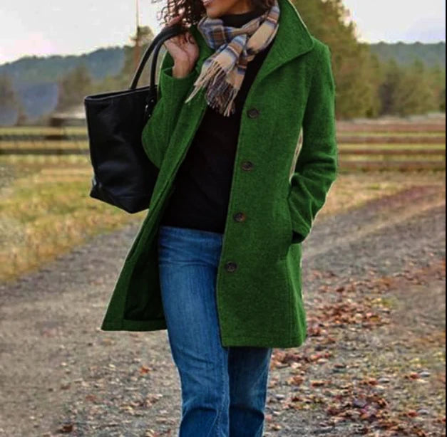 R&B | Langer Trenchcoat Für Damen Im Winter Warm