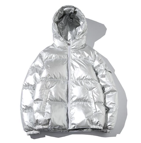 R&B | Gepolsterte Winterjacke mit Kapuze Polyester Warm und Wasserabweisend