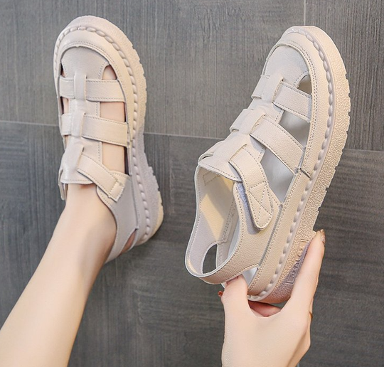 Mauve BequemSandalen R&B