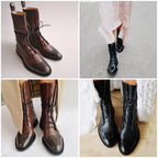 R&B | Klassische Vegane Leder Stiefeletten