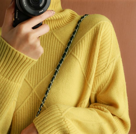 R&B | Lässiger Strickpullover Mit Kragen