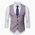 Herren elegante Anzugweste mit praktischen Taschen und modischem Design R&B