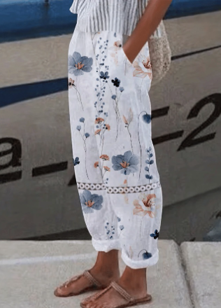 R&B | Hose Botanical Floral für Frauen