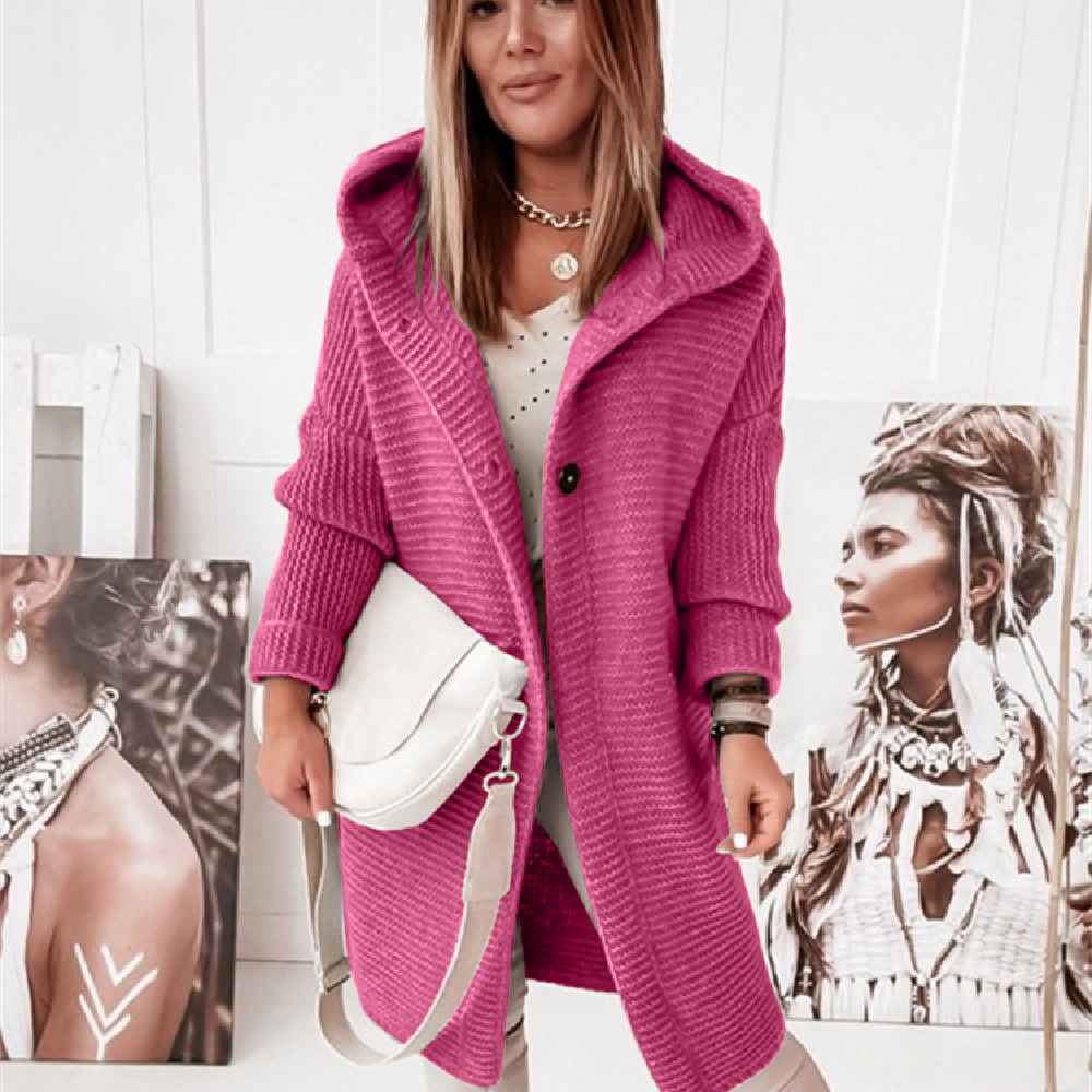 R&B | Chic Freizeitmantel mit Kapuze