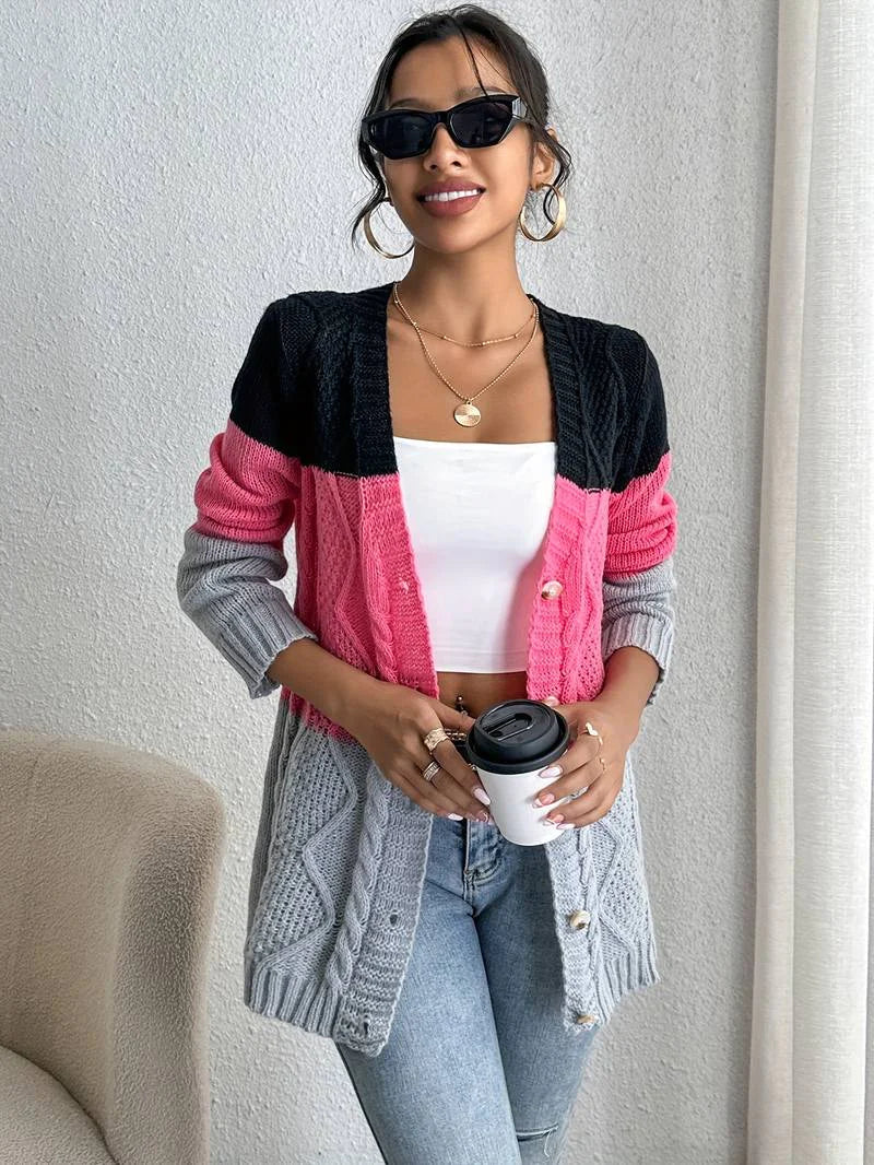 R&B | Klassische und Elegante Allgemeine Strickjacke