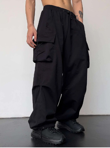 R&B - Cargohose mit Weitem Bein
