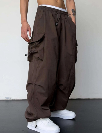 R&B - Cargohose mit Weitem Bein