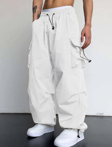 R&B - Cargohose mit Weitem Bein