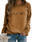 R&B | Lässiges Sweatshirt mit Motivierendem Druck