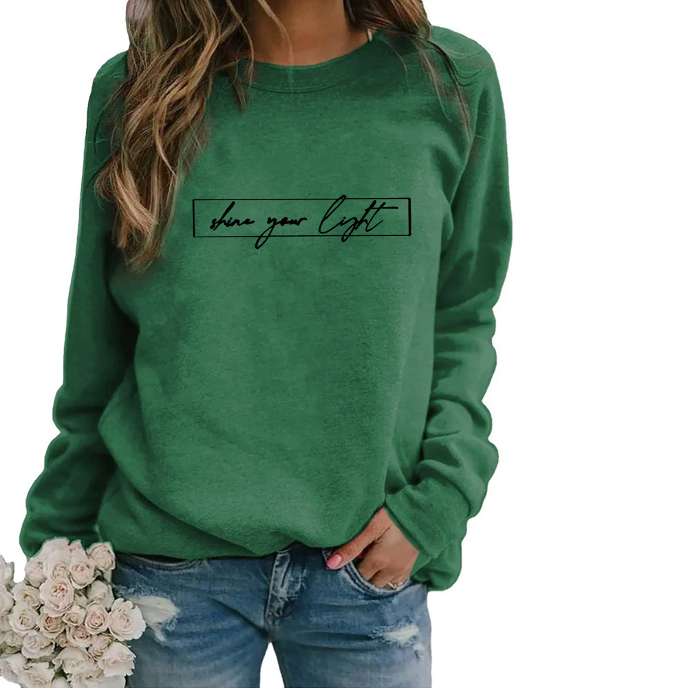 R&B | Lässiges Sweatshirt mit Motivierendem Druck