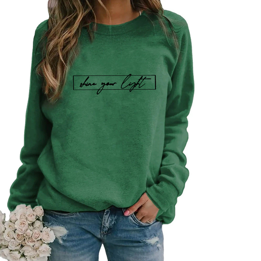 R&B | Lässiges Sweatshirt mit Motivierendem Druck