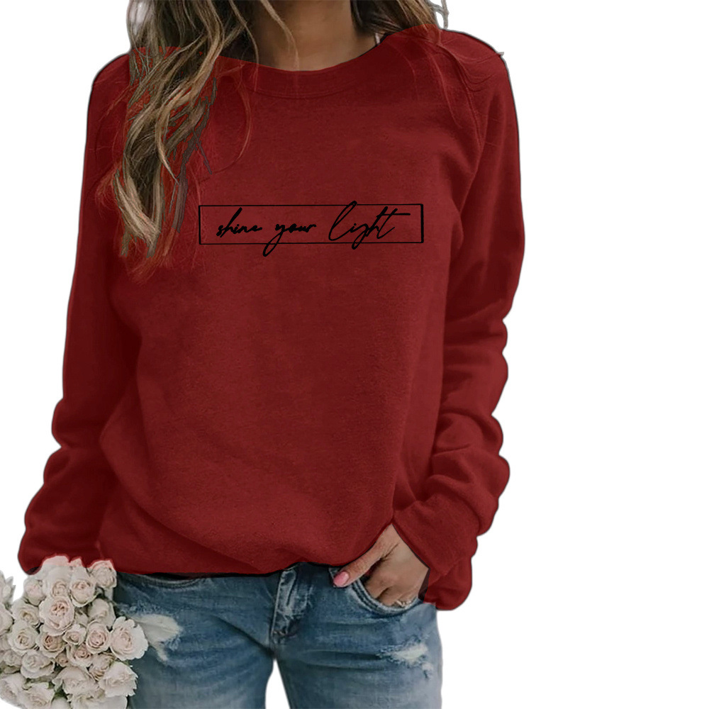 R&B | Lässiges Sweatshirt mit Motivierendem Druck