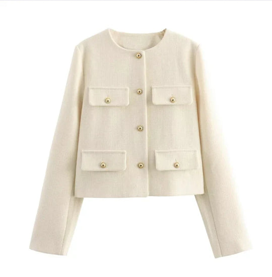 R&B | Vintage Blazer mit Langen Ärmeln für Frauen