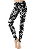 R&B| Skull Print Yoga Leggings für Frauen