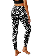 R&B| Skull Print Yoga Leggings für Frauen