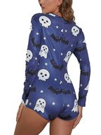 R&B| Modische Damen neue Halloween Overall Schlafanzug