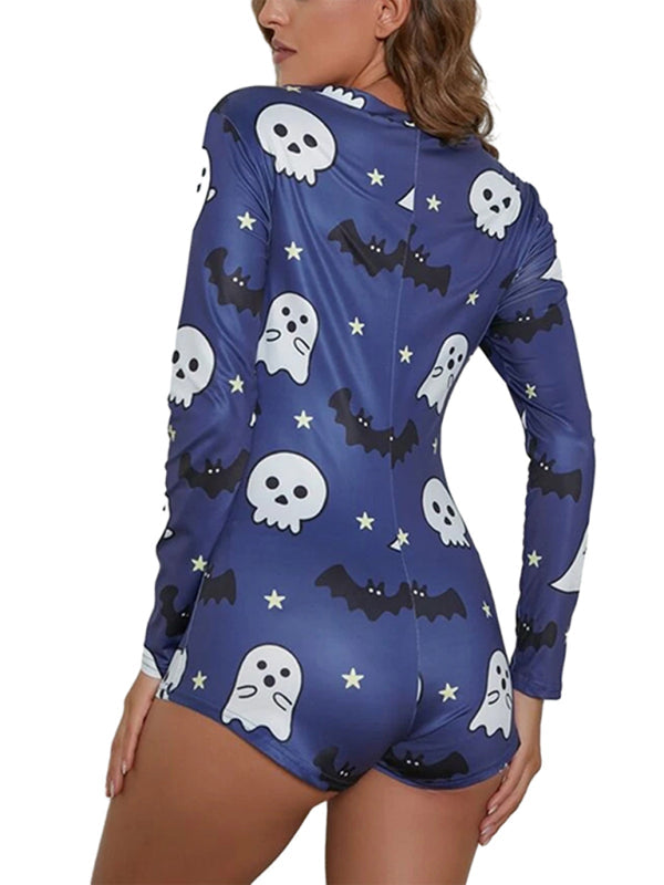 R&B| Modische Damen neue Halloween Overall Schlafanzug