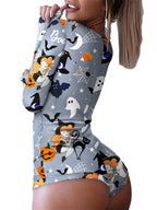 R&B| Modische Damen neue Halloween Overall Schlafanzug