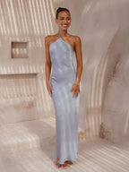 R&B | Rückenfreies Neckholder Maxikleid