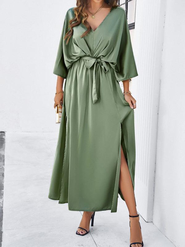 R&B | Damen Elegantes V-Ausschnitt Lockere Kleid