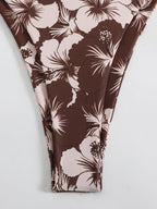 R&B | Blumenmuster Halterneck-Bikini