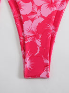 R&B | Blumenmuster Halterneck-Bikini