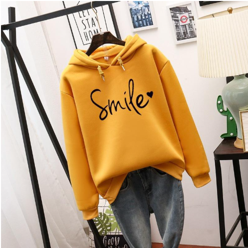R&B | Hoodie mit Druck Baumwollmischung Lässiger Stil