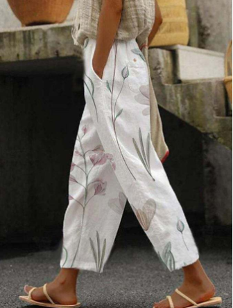 R&B | Hose Botanical Floral für Frauen