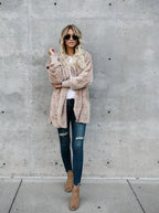 R&B | Warme Teddy Fleecejacke
