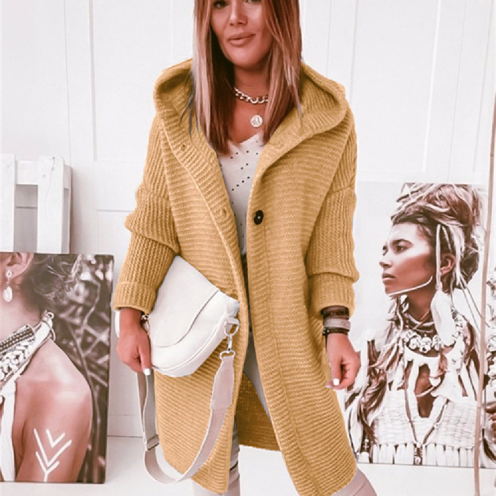 R&B | Chic Freizeitmantel mit Kapuze