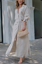 Klassisches kleid in Maxilänge