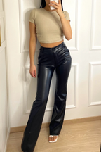 R&B | hose mit ausgestelltem Bein für Damen Retro Mode