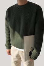 R&B | Eleganter Gerippter Pullover für Männer